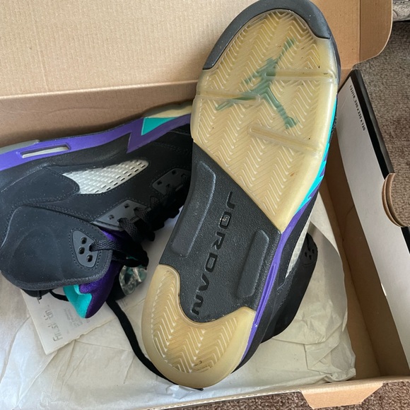 air jordan 5 retro black grape - Picture 6 of 7